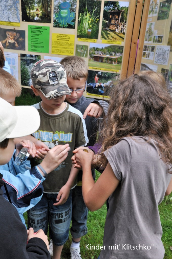 Kinder mit Klitschko